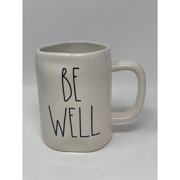 Rae Dunn BE WELL Mug Large Coffee Cup Ceramic Magenta LL Farmhouse Gift 16oz - Picture 7 of 7
